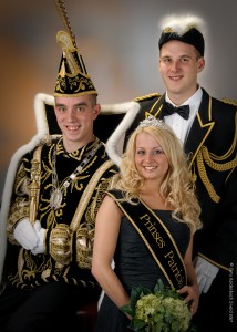 2007 - Prins Lesly I Looijkens, Prinses Patricia, Minister Hugo van Wersch
