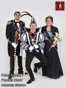 2015 - Prins Robert I, Prinses Cindy Blom, Minister Stefan Wessels