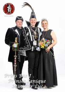 2025 - Prins Bas I, Prinses Janique, Minister Luc